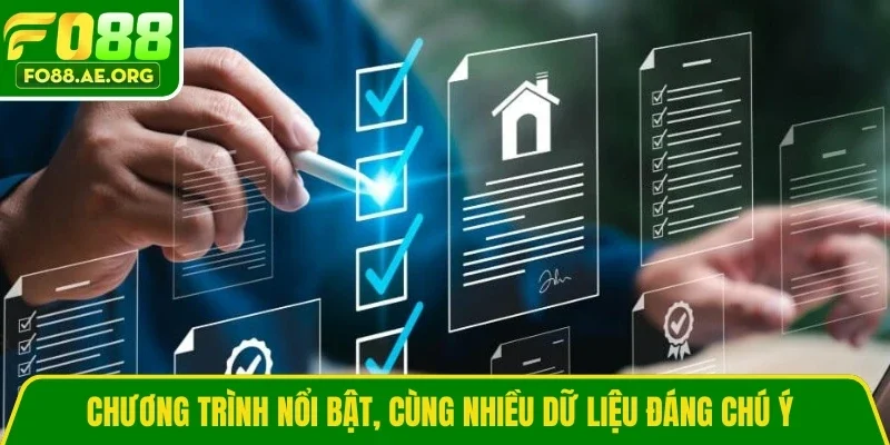 Chương trình nổi bật, cùng nhiều dữ liệu đáng chú ý 